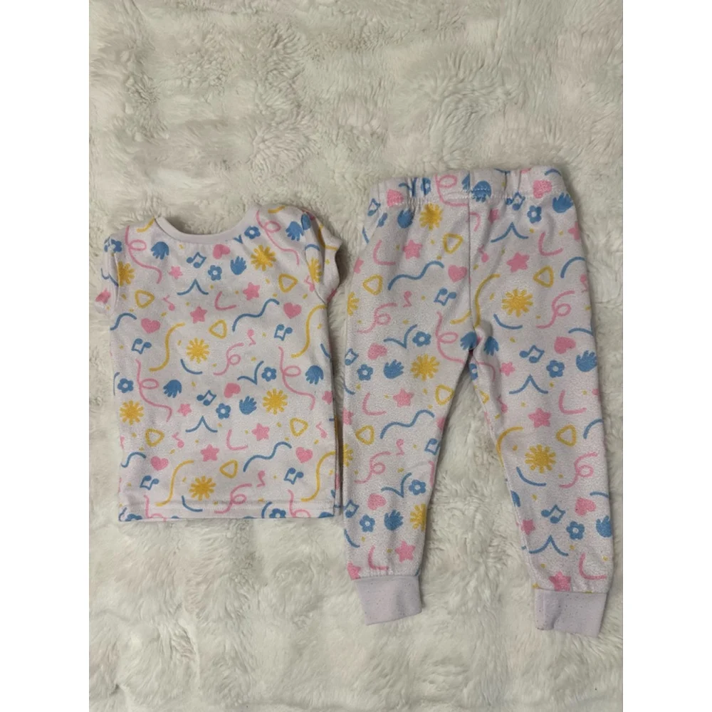 Ms. Rachel 12M Toddler Pajama Set 2-Piece I Love Ms Rachel Shirt & Print Pants
